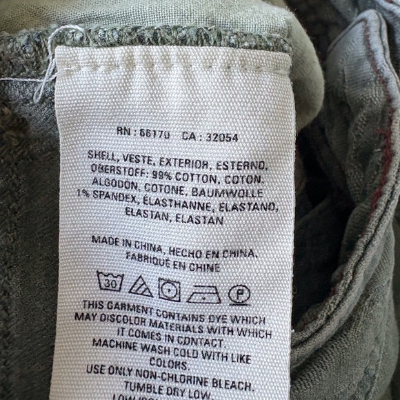 Anthropologie The Wanderer Pants Size 31 Sage Green Jacquard Palm Tree Print - Picture 11 of 14